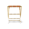 Leather Strap Folding Bench
