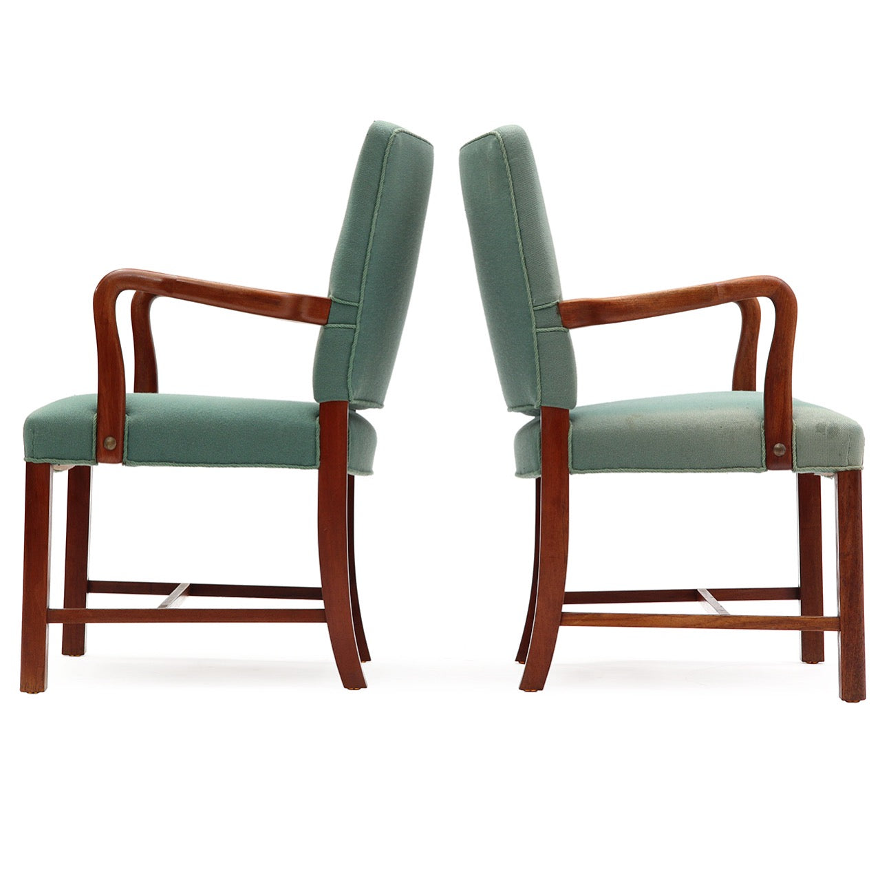 Pair of Armchairs by Peter Hvidt & Orla Mölgaard-Nielsen, 1930s