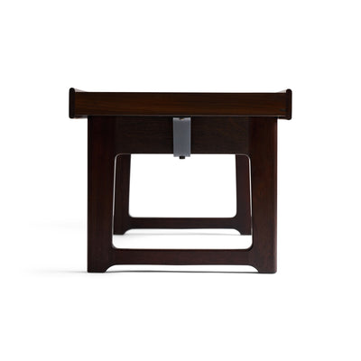 Rosewood Low Table Bench by Torbjorn Afdal for Bruksbo