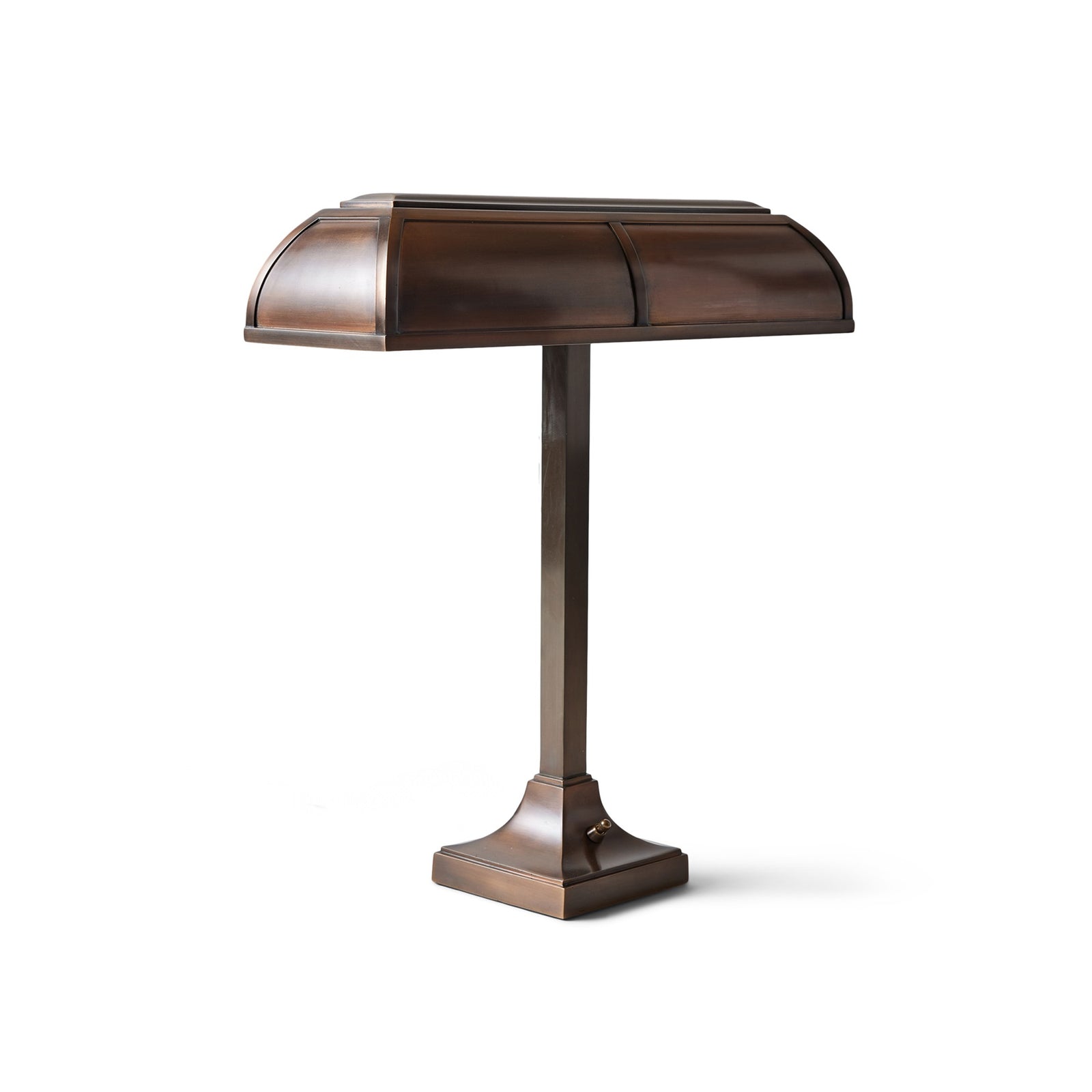 Bronze Bank Desk Lamp by Frink Co.