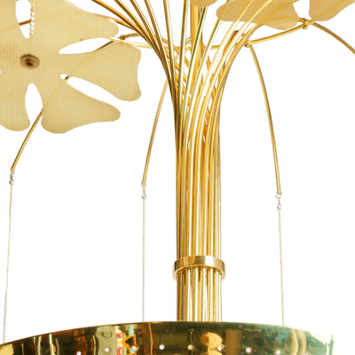 Chandelier by Paavo Tynell for Lightolier, 1950s