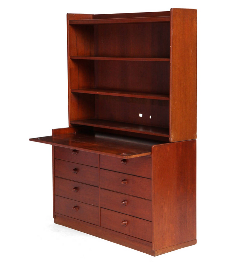 Modular Floor Cabinet with Drawers by Ejner Larsen & Aksel Bender Madsen for Willy Beck, 1950s