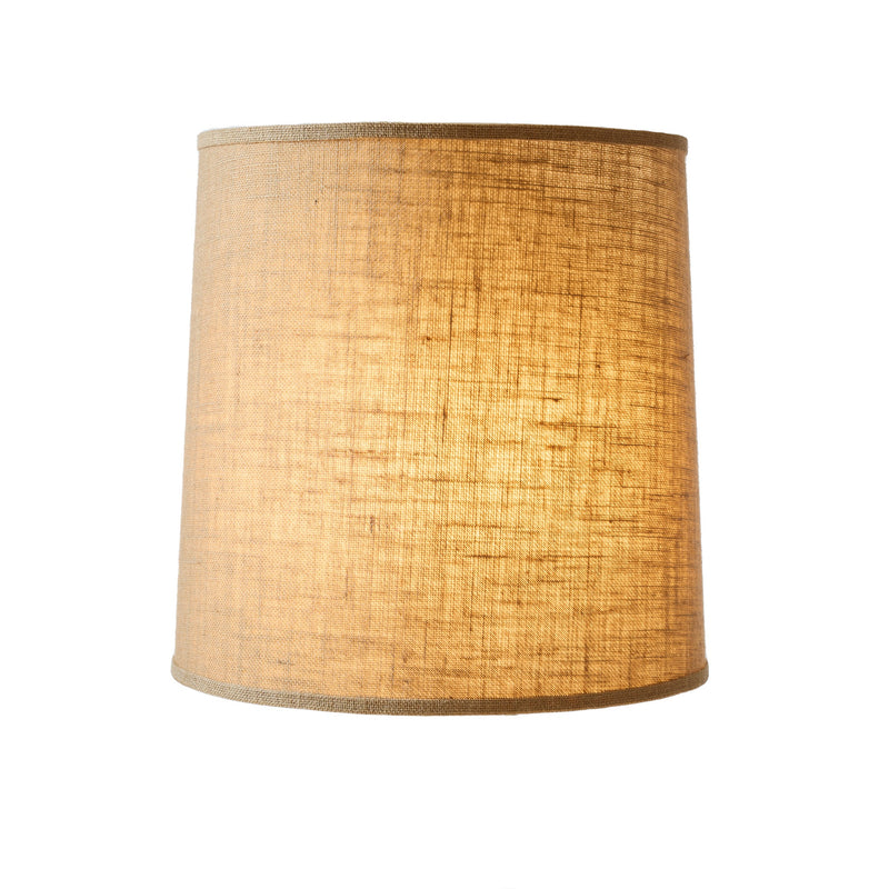 Brown Burlap Lampshade-Large