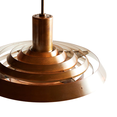 Copper Pendant Ceiling Fixture by Poul Henningsen for Louis Poulsen