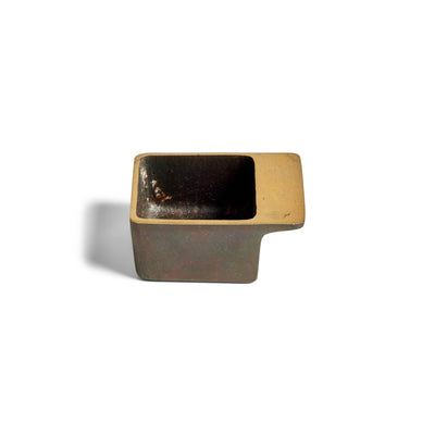 Patinated Brass Ashtray by Carl Aubock for Werkstätte