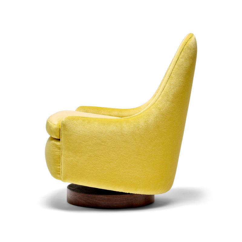 A Swivel Tilt and Rock Slipper Chair by Milo Baughman for Thayer Coggin Inc, 1960s