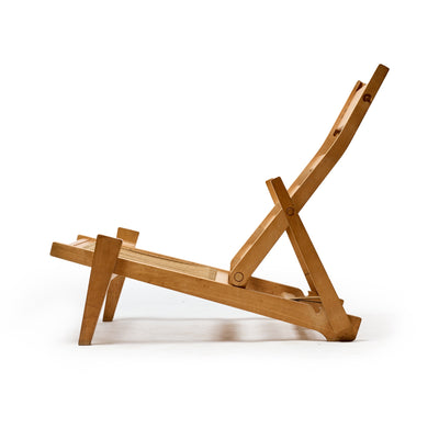 Rare Folding Lounge Chair by Hans J. Wegner for A.P. Stolen