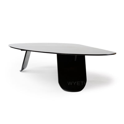 Chrysalis No. 1 Low Table in Blackened Steel by WYETH