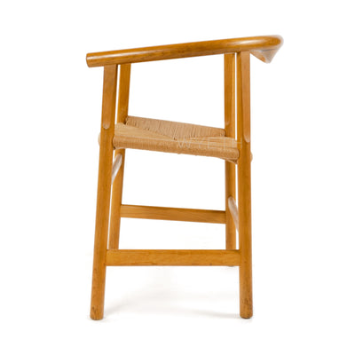 Oak Arm Chair with Wenge Inlay by Hans J. Wegner for PP Mobler