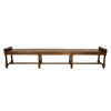 Antique European Turned Walnut Great Bench