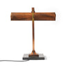 Bronze and Marble Desk Banker's Lamp for I.P. Frink