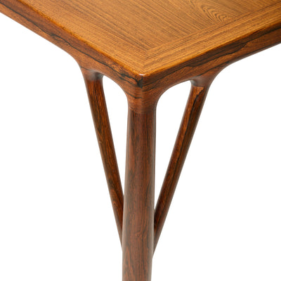 Rosewood Extension Dining Table by Vestergaard Jensen for Peder Pedersen