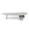 Chrysalis No 1. Low Table in Natural Grain Stainless Steel by WYETH, Made to Order