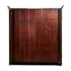 Old World Glass and Bronze Vitrine