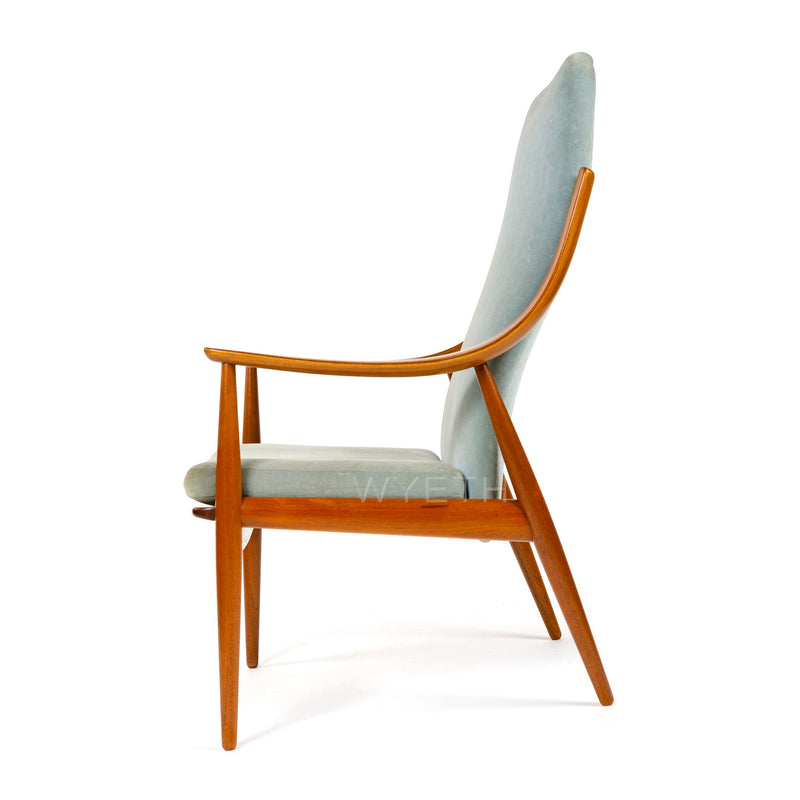 Upholstered High Back Armchair by Peter Hvidt & Orla Mölgaard-Nielsen for France and Daverkosen