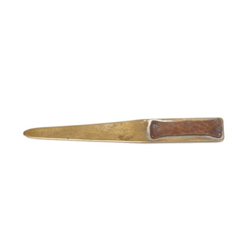 Brass and Copper Letter Opener by Karl Kipp for Roycroft