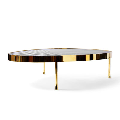 New Biomorphic Bronze Bar Perforated Low Table by WYETH, 2024