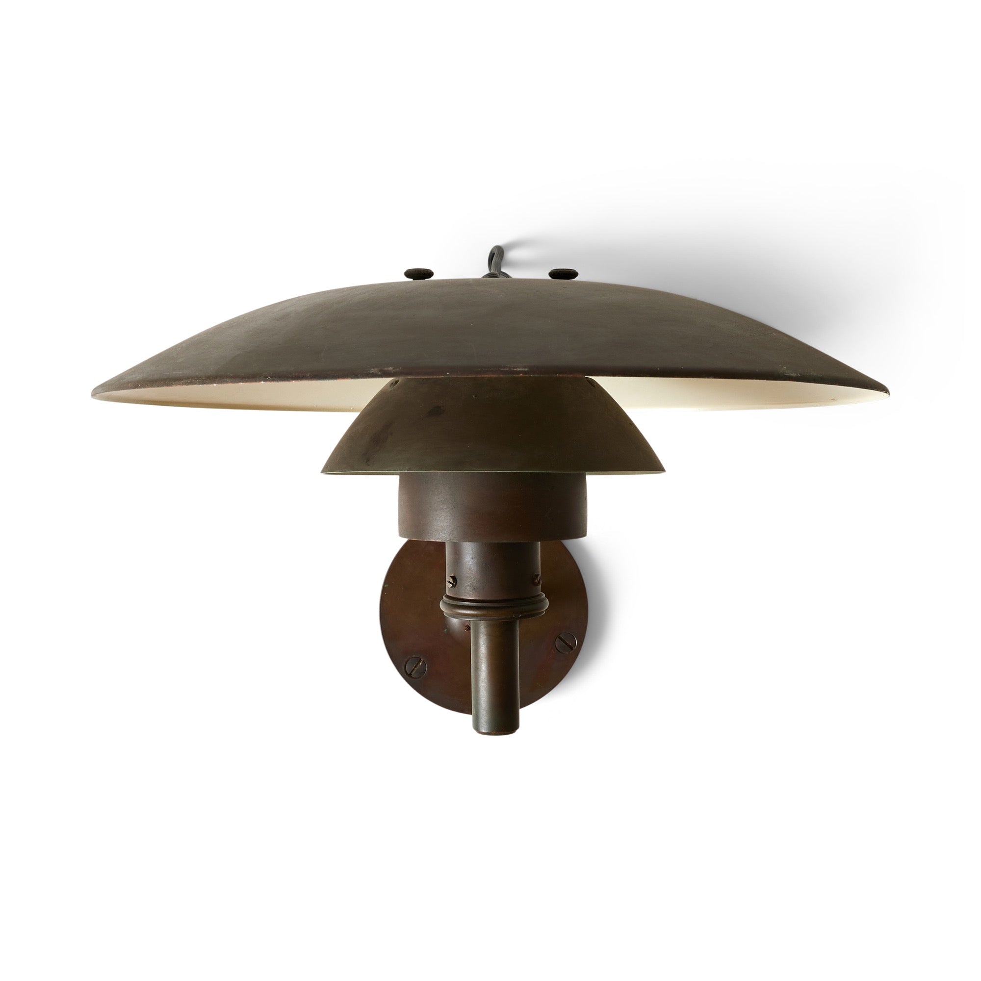 Copper Wall Sconce by Poul Henningsen for Louis Poulsen