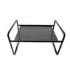 Modernist Steel Bar Ottoman / Side Table by WYETH, 2022