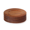 Stacking Turned Teak Plates by Jens H. Quistgaard for Kronjyden