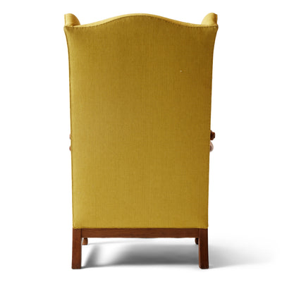 Solid Oak Reading Chair from Denmark, 1960s