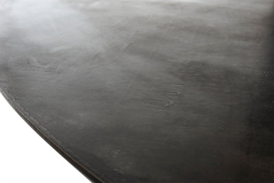 Chrysalis No. 1 Low Table in Blackened Steel with Zinc Finish by WYETH, Made to Order