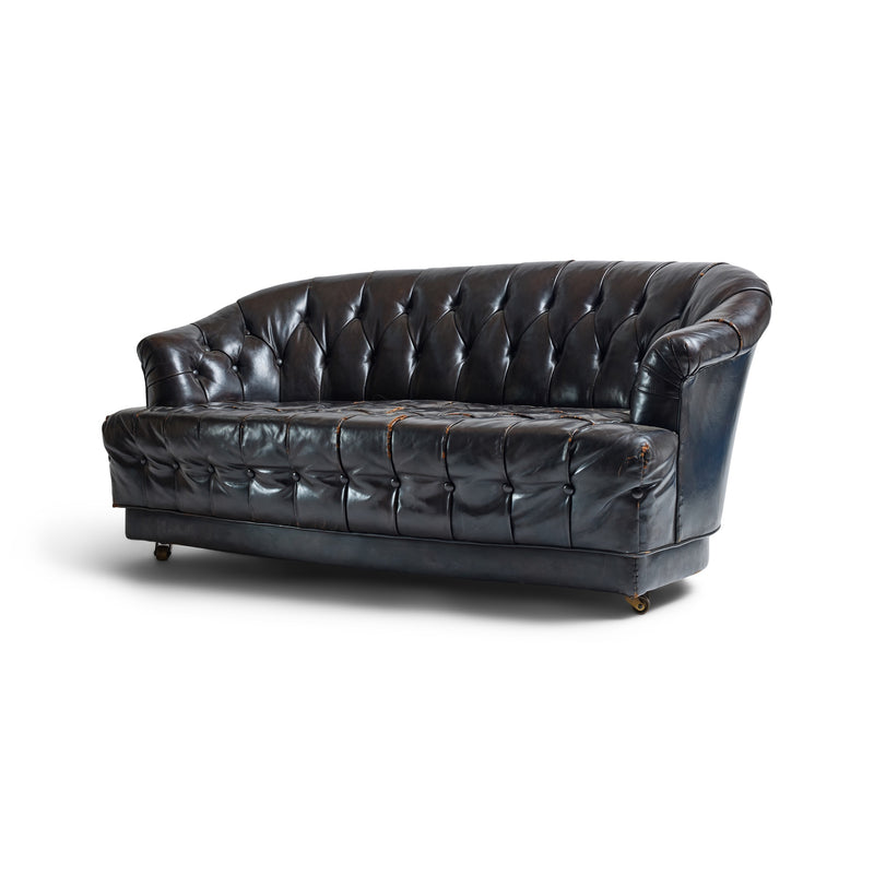 Button Tufted Modern Chesterfield Sofa by Edward Wormley for Dunbar