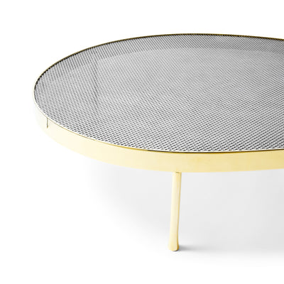 New Biomorphic Bronze Bar Perforated Low Table by WYETH, 2024