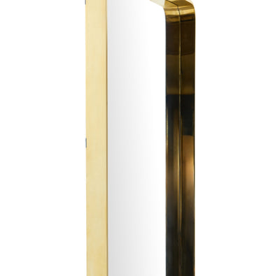 Soft Rectangle Wall Mirror in Bronze by WYETH, 2019
