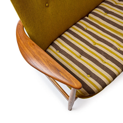 Danish Modernist Settee by Arne Vodder for Bovirke