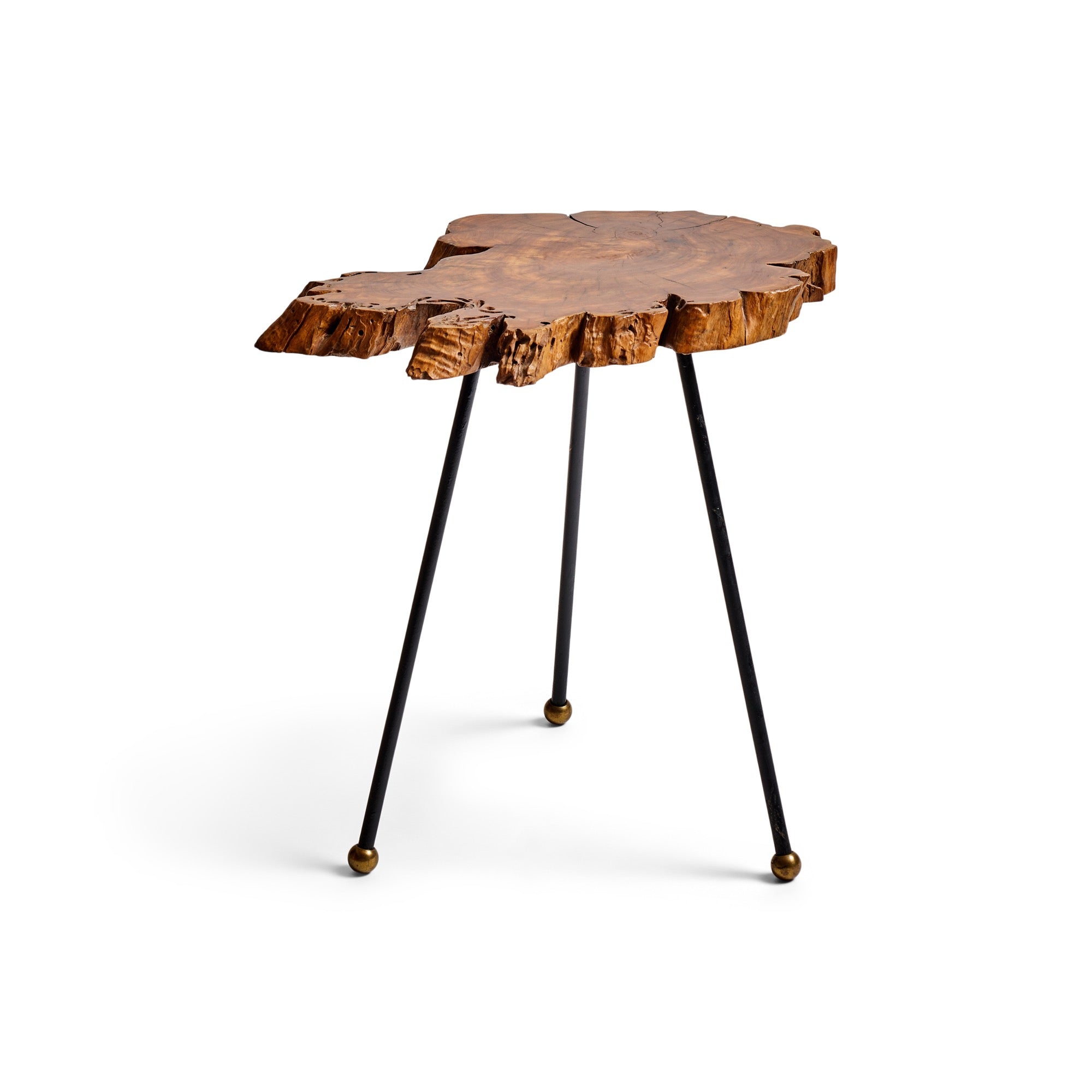 Burl Side Table