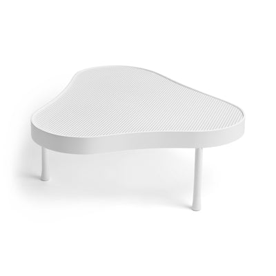 Original Biomorphic Low Table in White Steel by WYETH, Made to Order