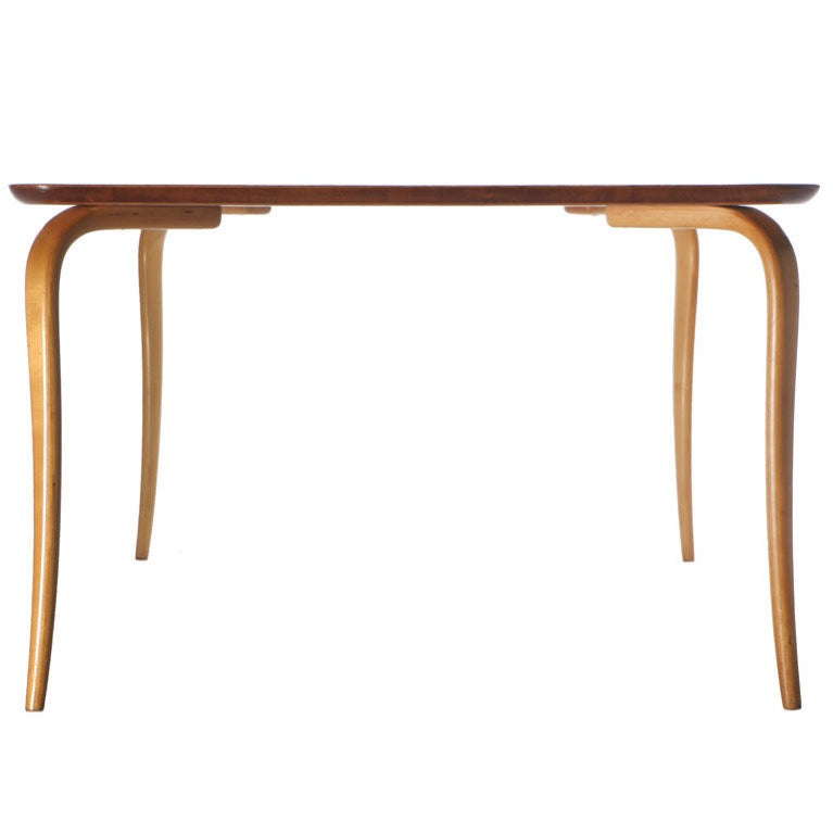 Teak Top Annika Table by Bruno Mathsson for Karl Mathsson