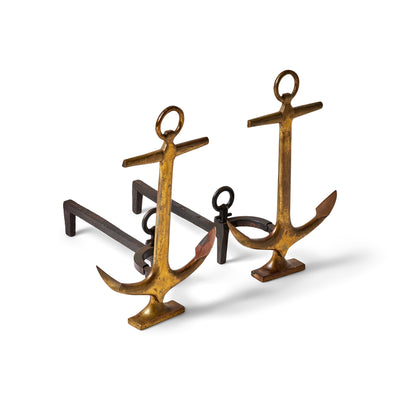 Anchor Andirons