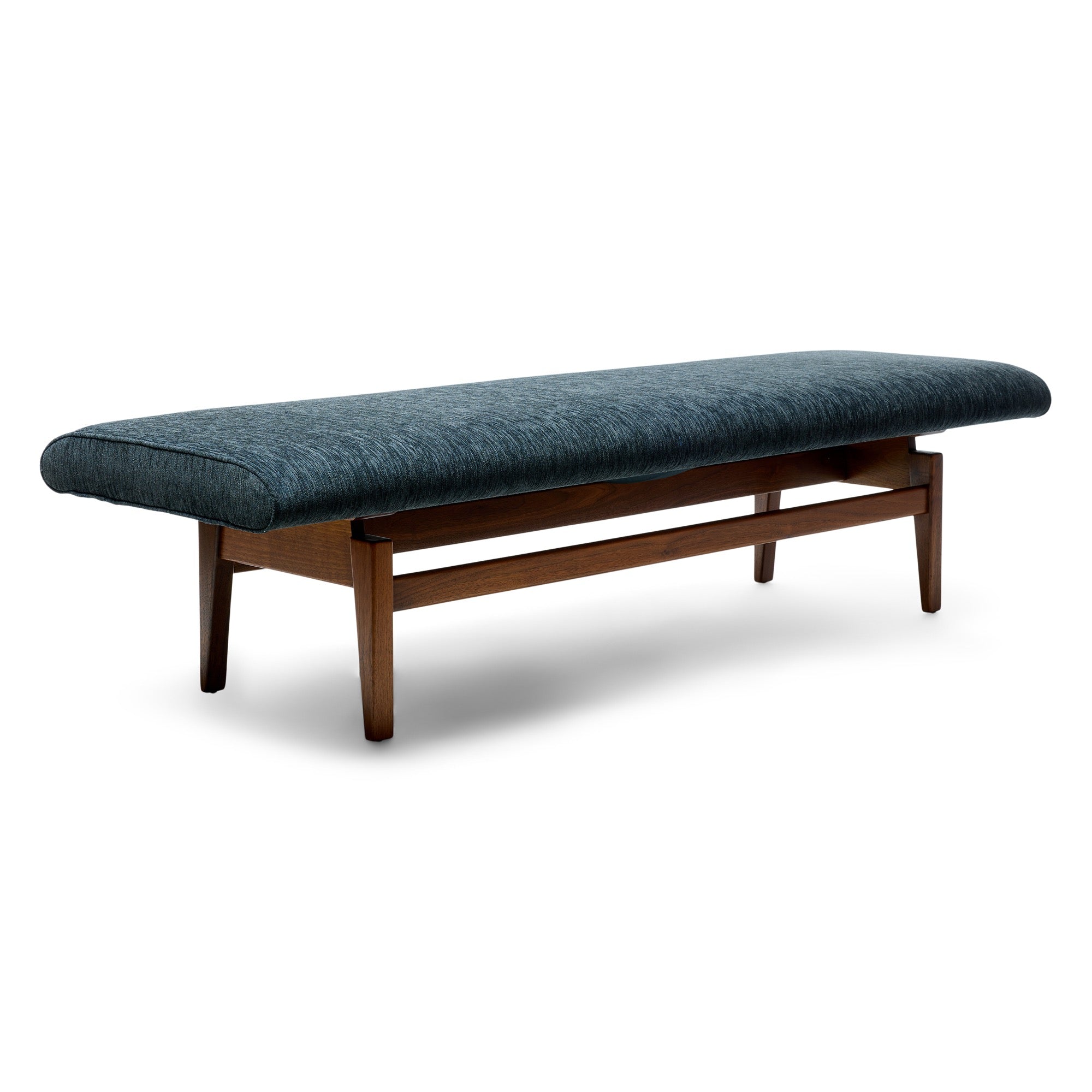 Upholstered Bench by Jens Risom, 1950's