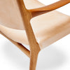 Teak Arm Oak Frame Armchair by Hans J. Wegner for Johannes Hansen, 1950s