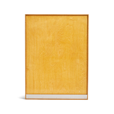 Original ‘Thin Line’ Solid Wood Mirror with Leather Trim by WYETH, Made to Order - WYETH