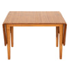 Teak Top Drop Leaf End Table by Hans Wegner, 1950's