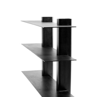 Steel Cantilevered Bookcase or Shelving by WYETH