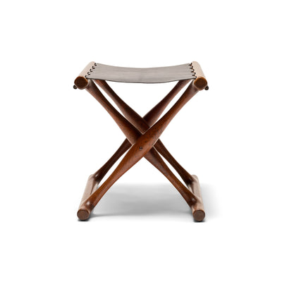 Folding Stool by Poul Hundevad