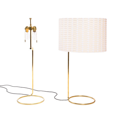 Tall 'Rope' Table Lamp in Polished Bronze by WYETH, Made to Order