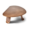 Chrysalis No. 1 Low Table in Natural Patinated Bronze by WYETH