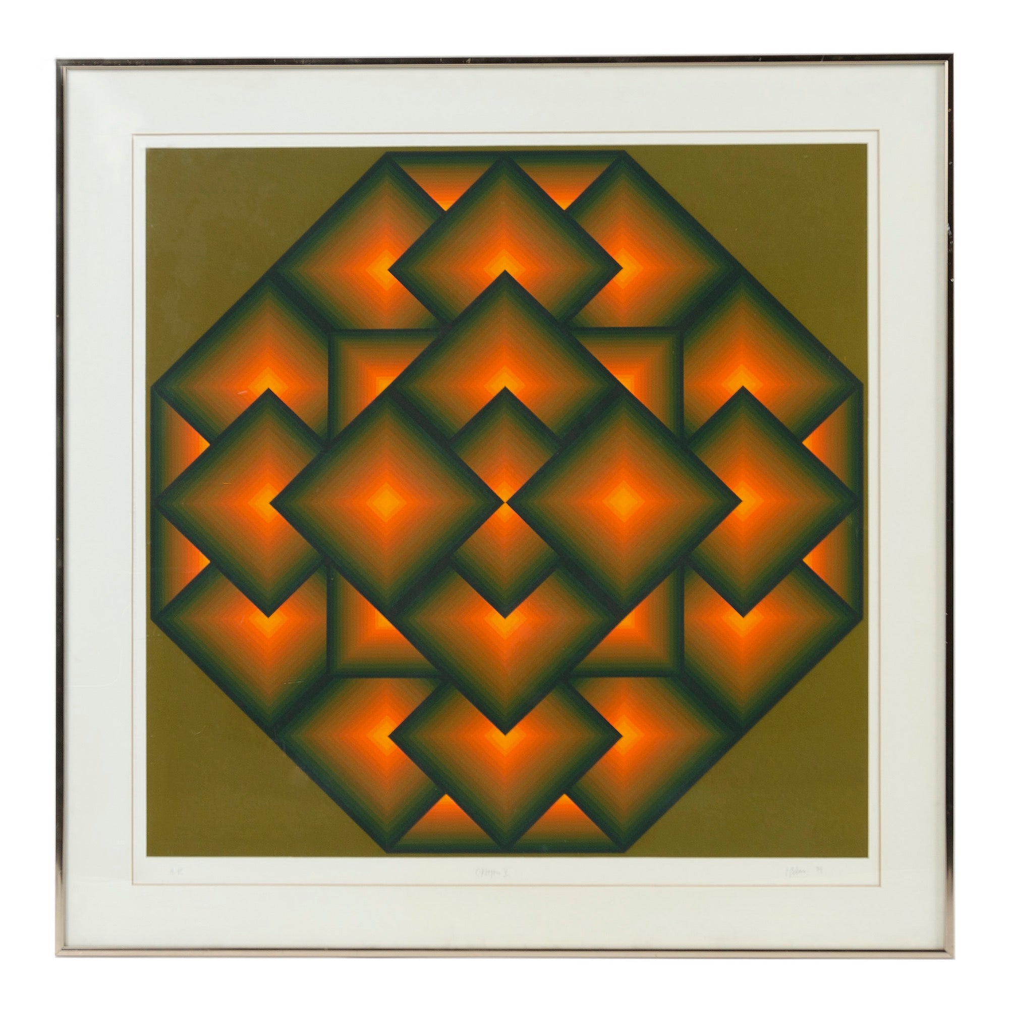 Octagon V' Serigraph by Jurgen Peters - WYETH