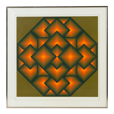 'Octagon V' Serigraph by Jurgen Peters