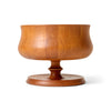 Turned Footed Teak Bowl by Richard Nissen for Nissen, 1956