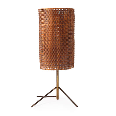 Modernist Cane Table Lamp for Raymor