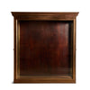 Old World Glass and Bronze Vitrine