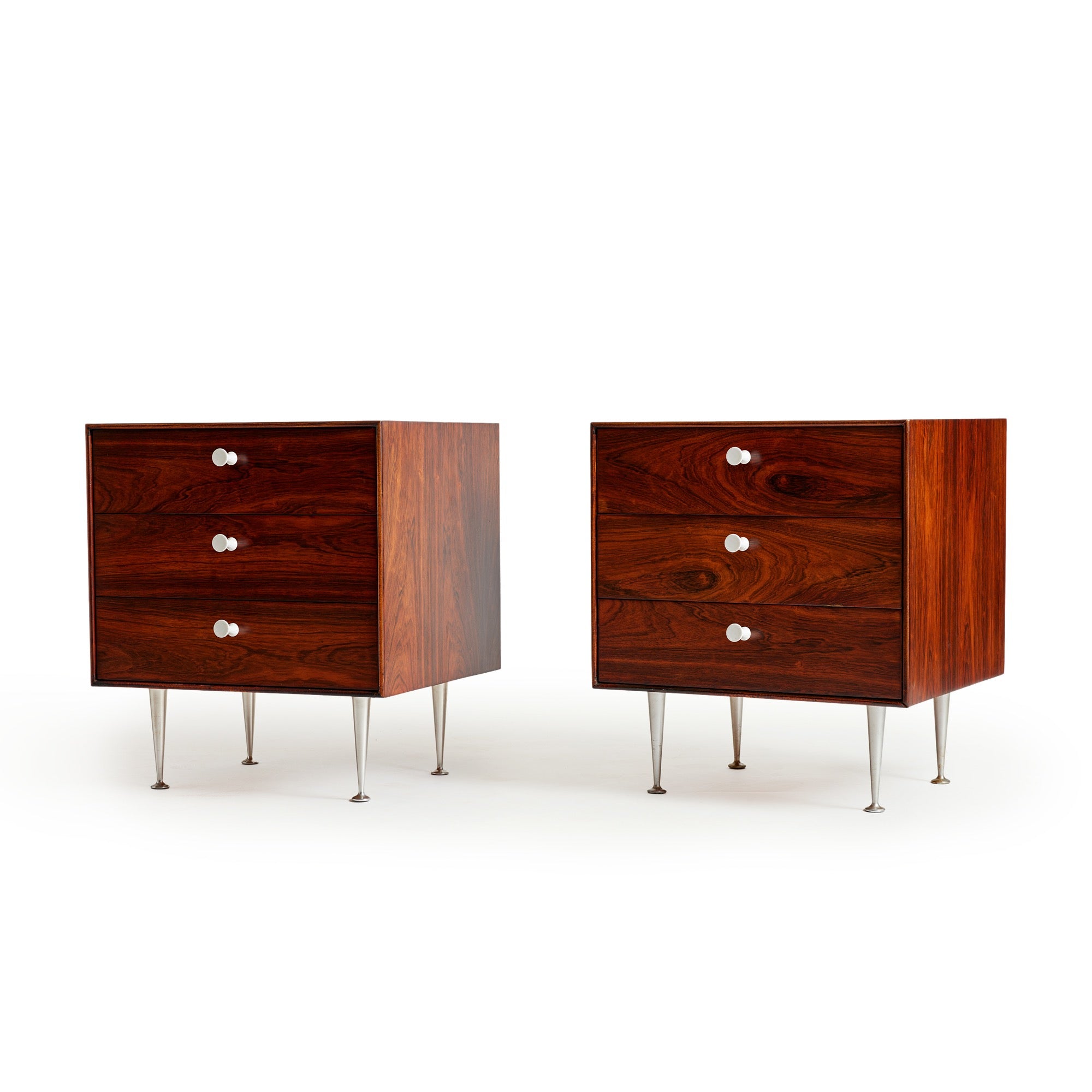 Three Drawer Thin Edge Cabinets by George Nelson for Herman Miller