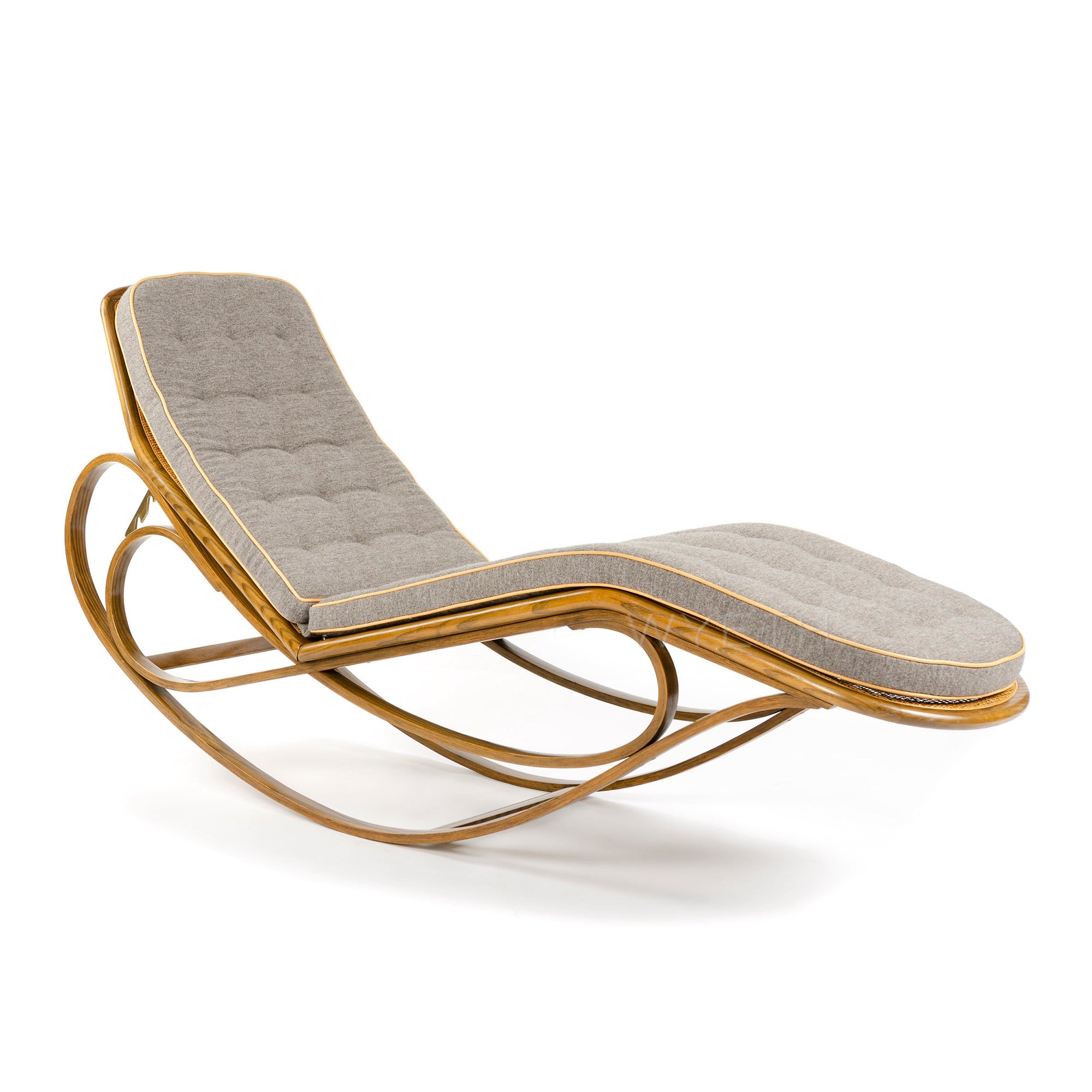 Rocking Chaise Lounge by Edward Wormley for Dunbar