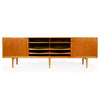 Long Teak Credenza by H. Rosengren Hansen for Brande Møbelindustri